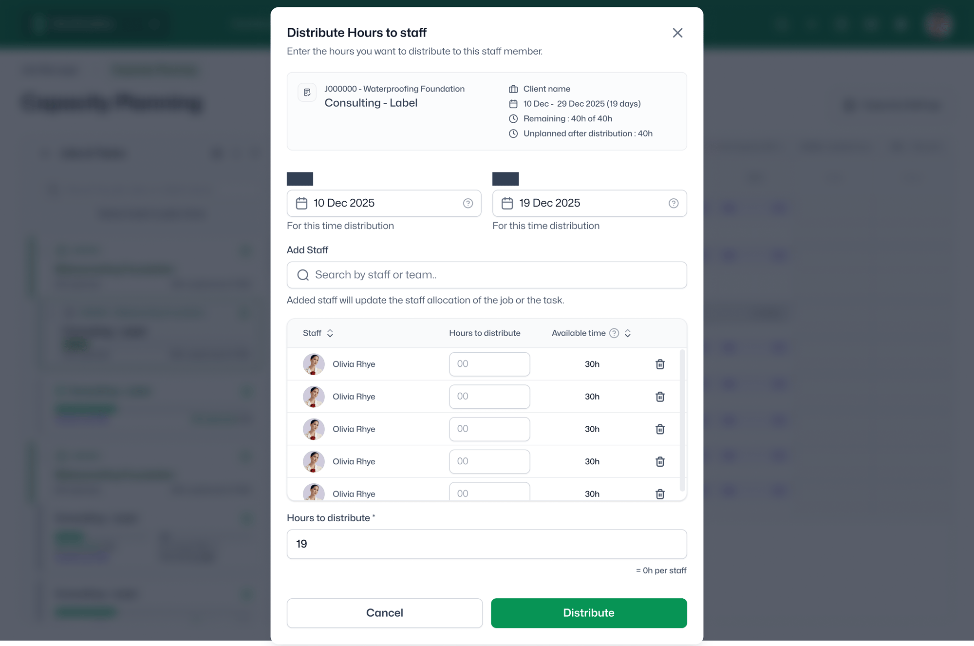 Capacity Planning_specify details