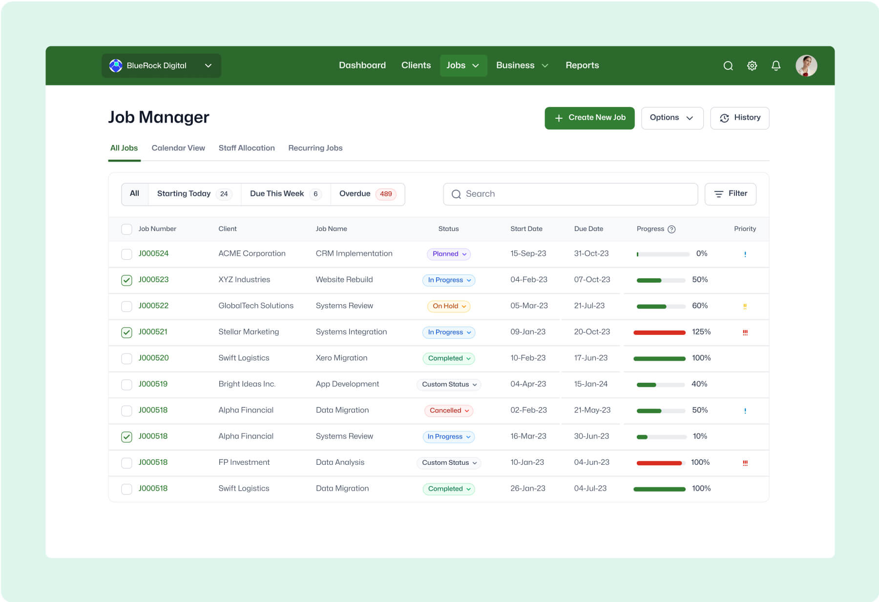 All in One Job Management Software Features