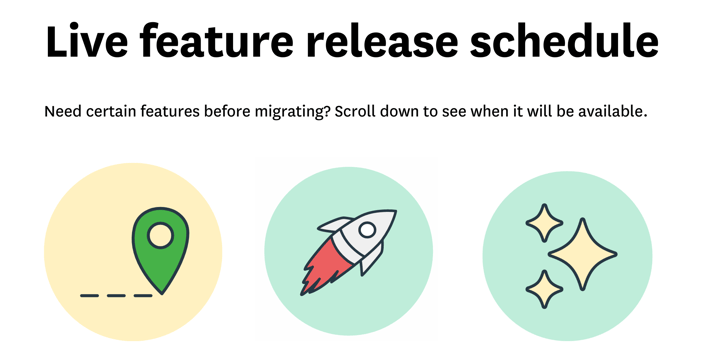 migration tool launching graphic