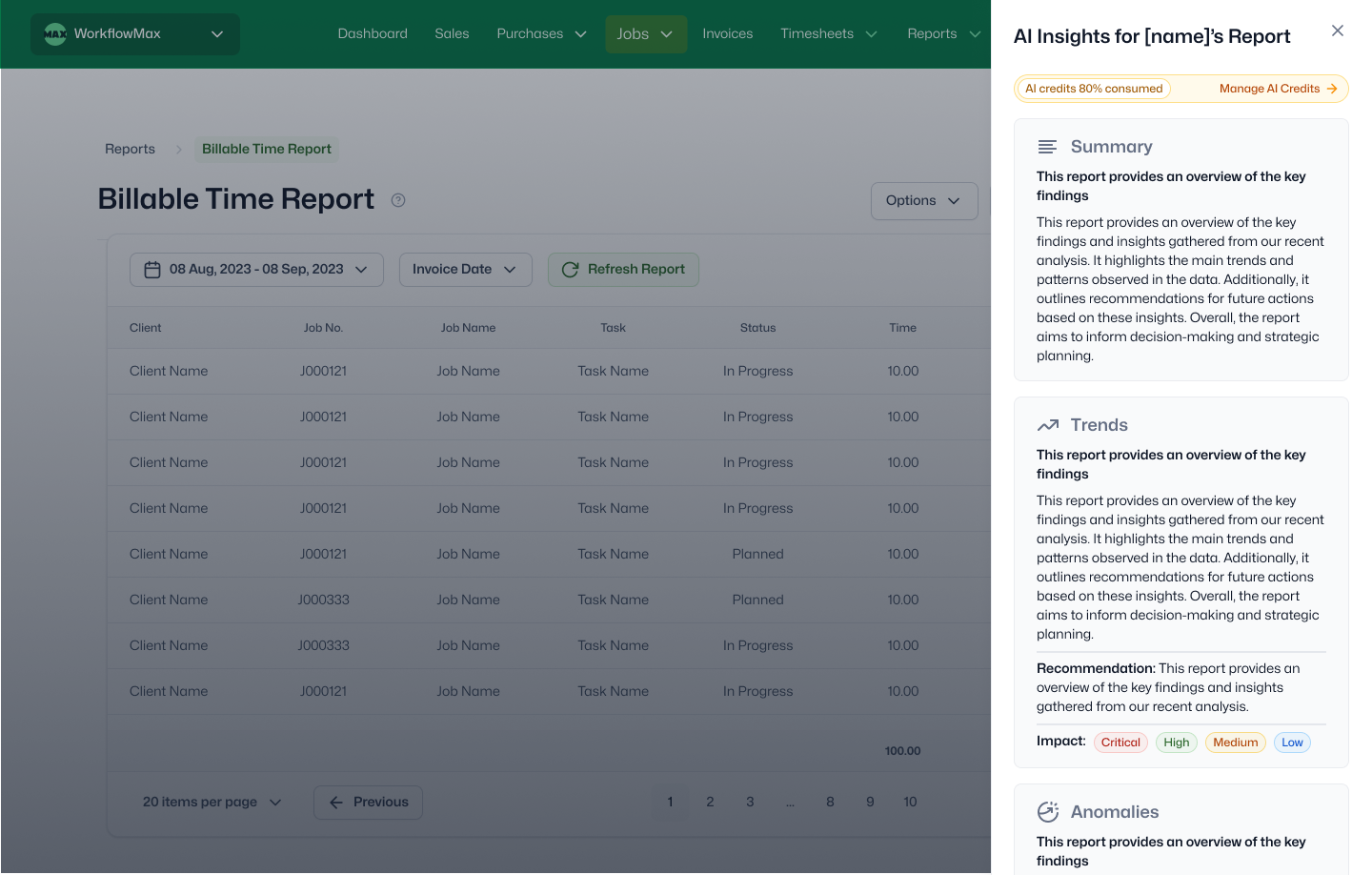 Report table layout - Standard - refresh (1)